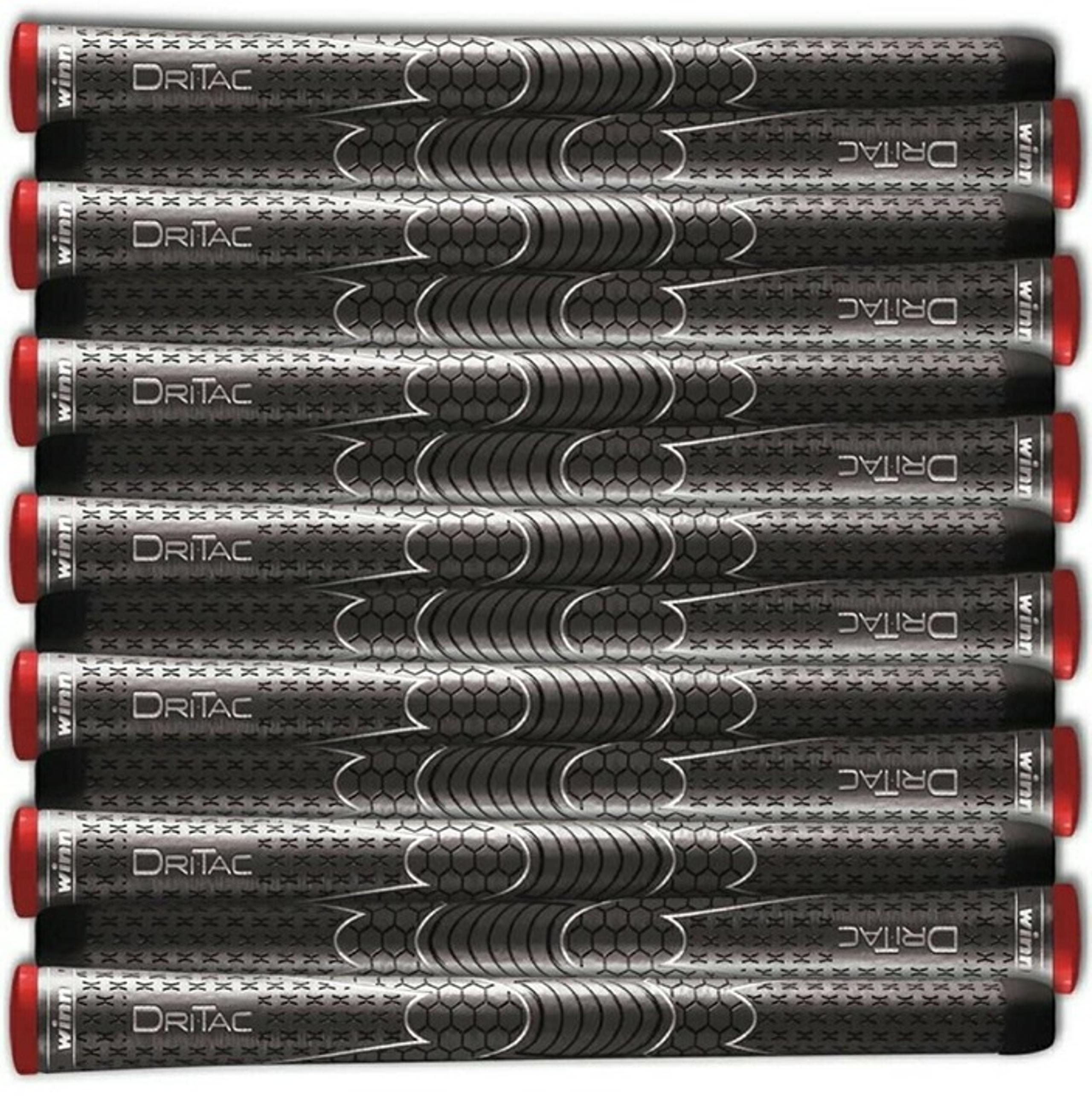 13 Winn Dri Tac Dark Sttandard Grey Golf Grips