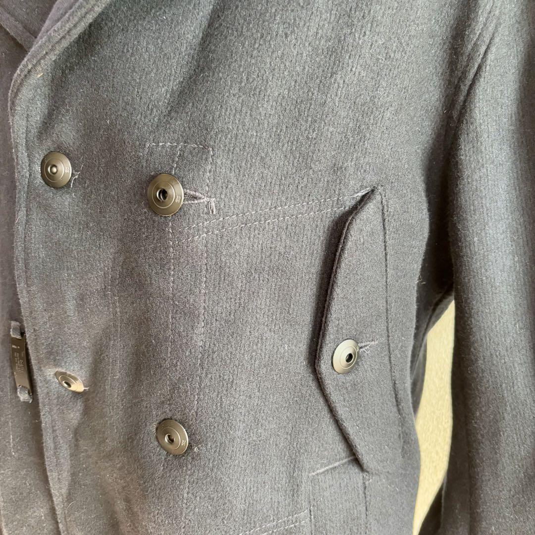 G-STAR RAW Men's Pea Coat Wool Double Breasted Button Down