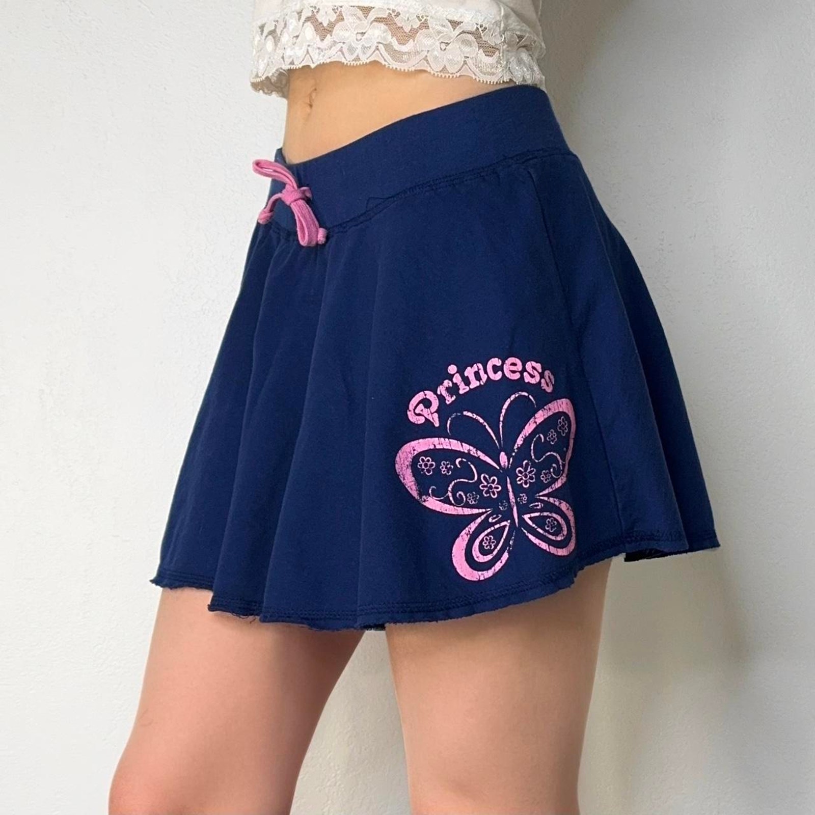 Y2K Princess Micro Mini Skirt Sporty No Boundaries