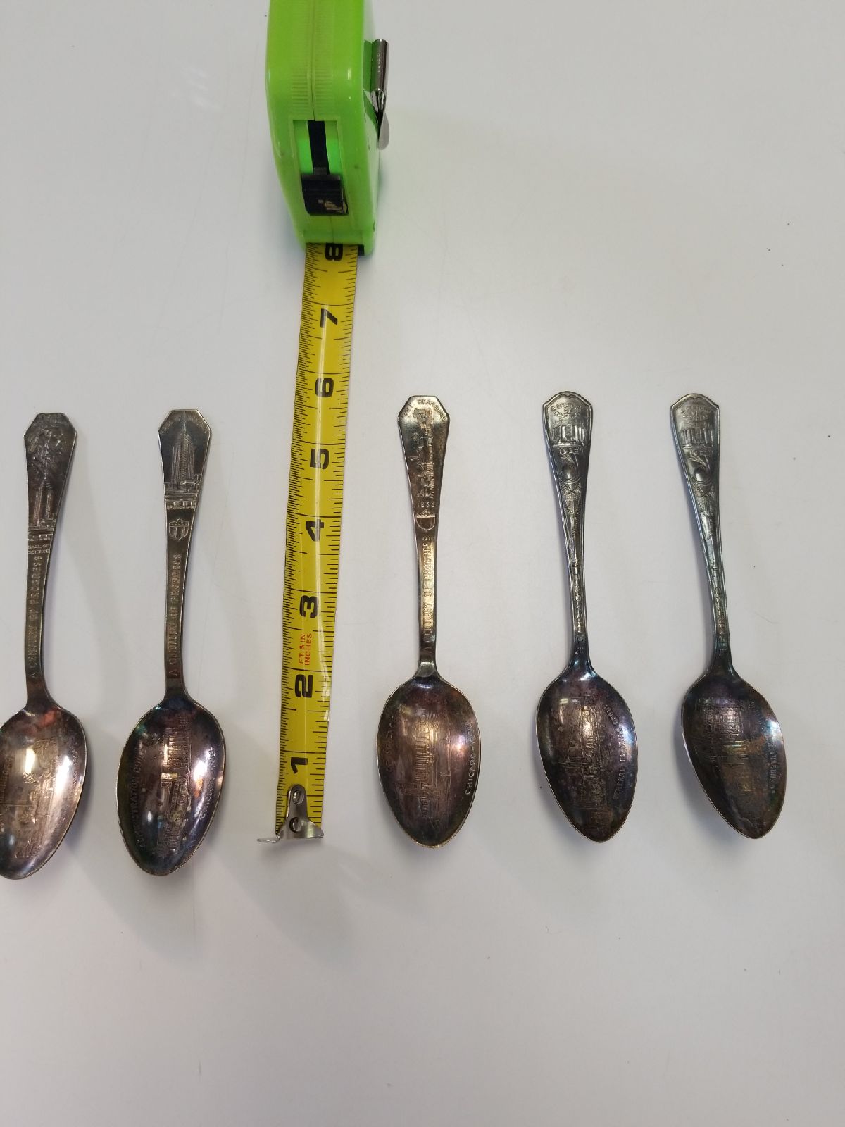 5 Silver plated 1933/1934 Worlds Fair Sp