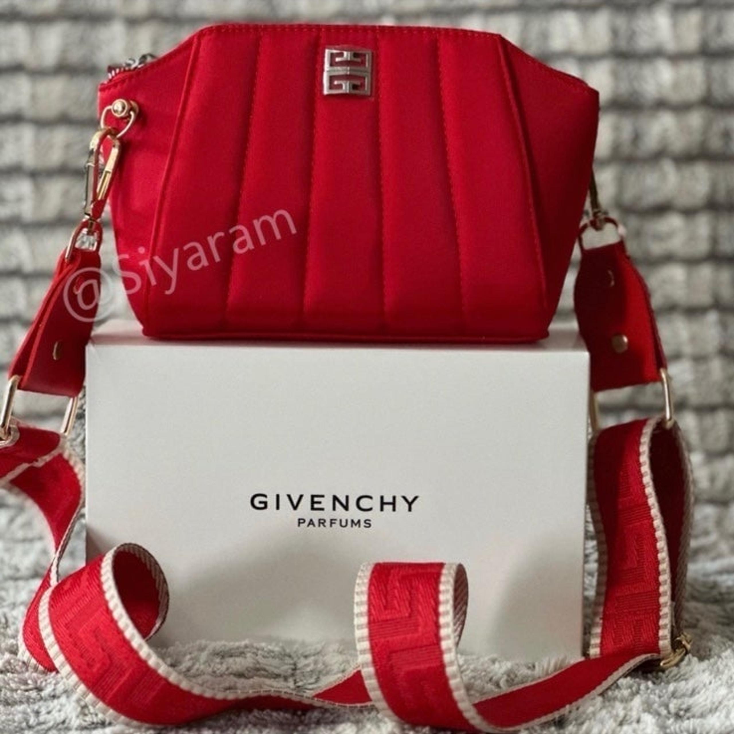 Givenchy Red Crossbody bag/ shoulder bag/ travel bag / cosmetic bag