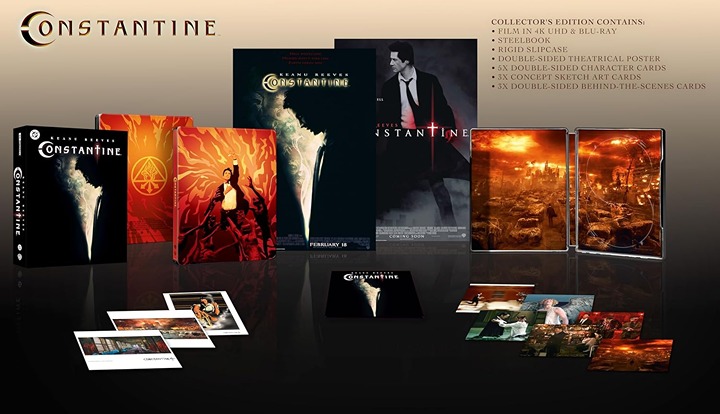 Constantine (2005) 4K Steelbook (U.K IMPORT)-NEW (Sealed)-Free Box Shipping