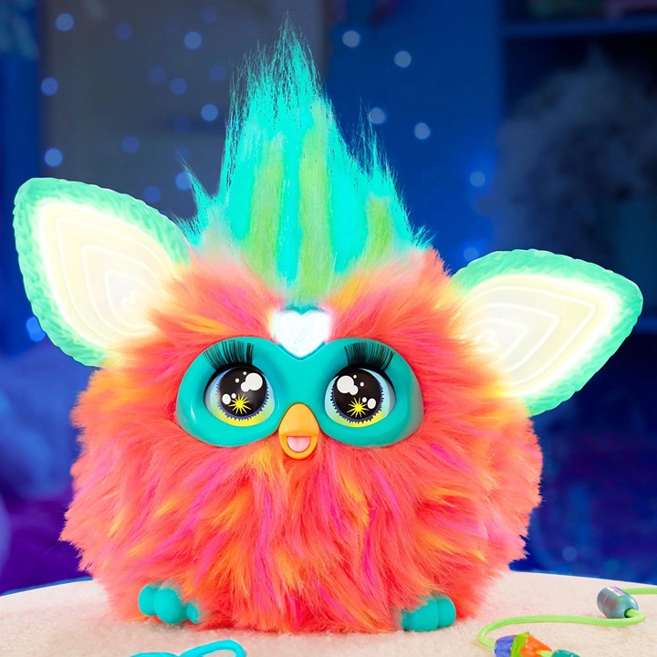 Coral Plush Toy, Voice Activated, 15 Fashion Accessories, Interactive Toys