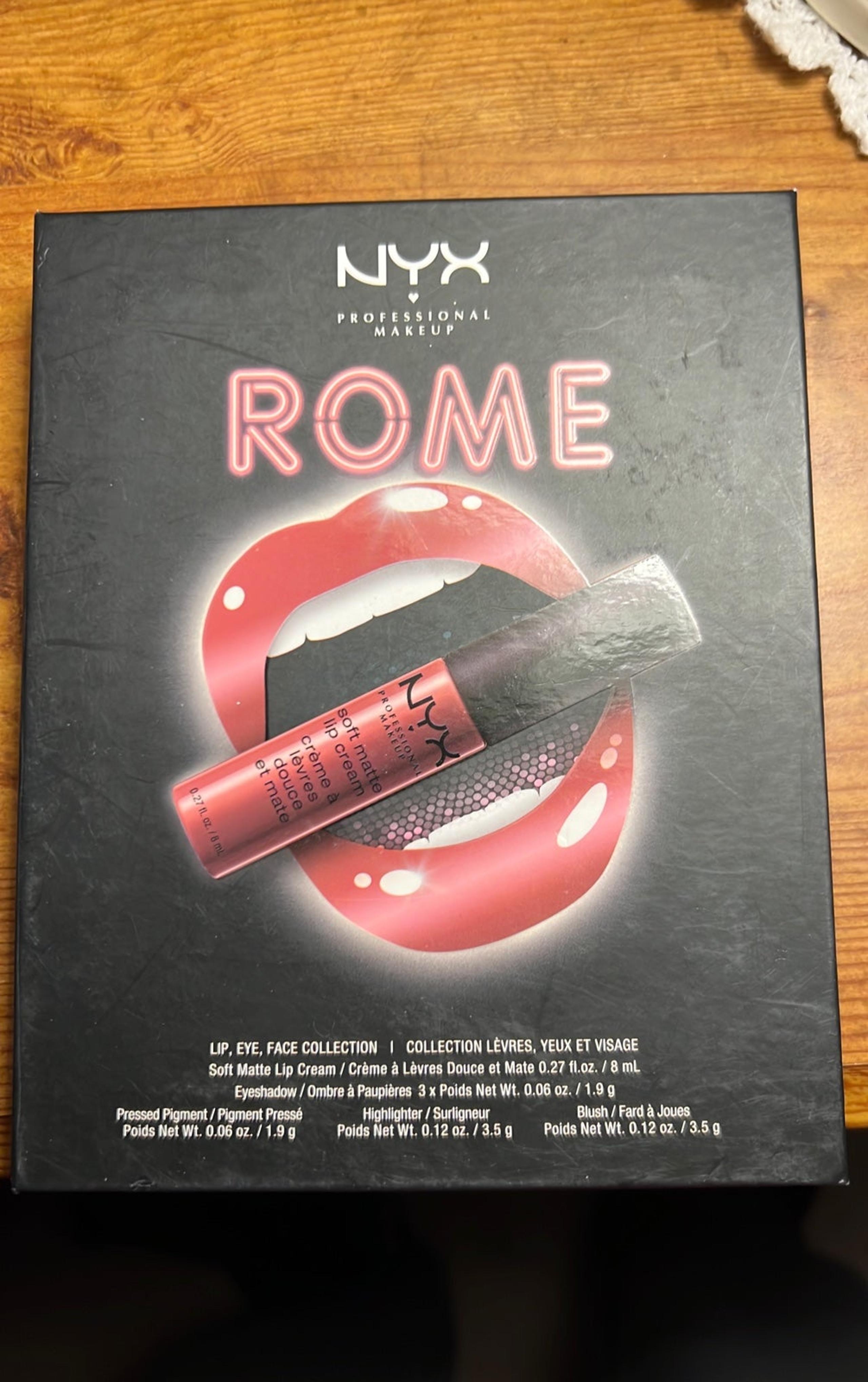 NYX face collection “Rome”