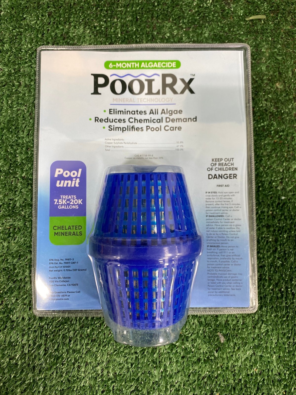 Pool R-X 101001 6 Month - Treats 7.5k - 20K gallons - NEW Sealed