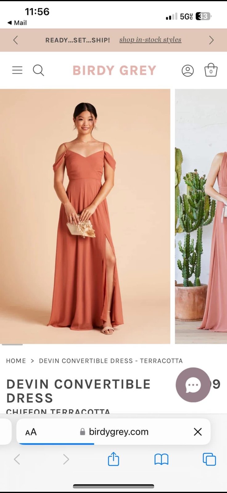 Birdy Grey Chiffon Bridesmaid Dress