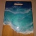 RESIN ART OCEAN WAVES CUTTING BOARD