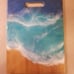 RESIN ART OCEAN WAVES CUTTING BOARD