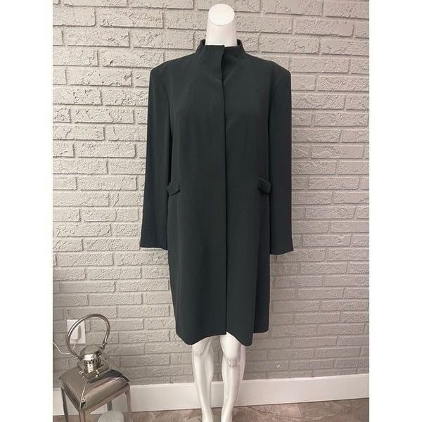 Alfani Petite Mock Neck Long Jacket Size 14P