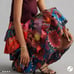 Farm Rio Tiered Midi Skirt