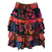 Farm Rio Tiered Midi Skirt