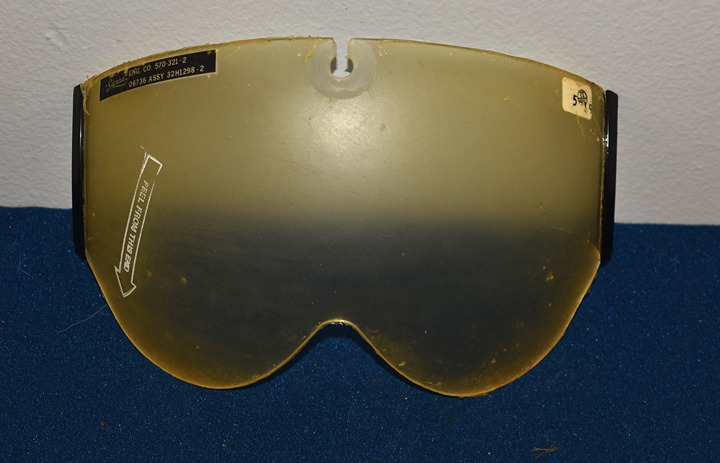 Vintage 1960s Unissued Sierra Clear APH-6 Flight Helmet Visor Pilot Air Force