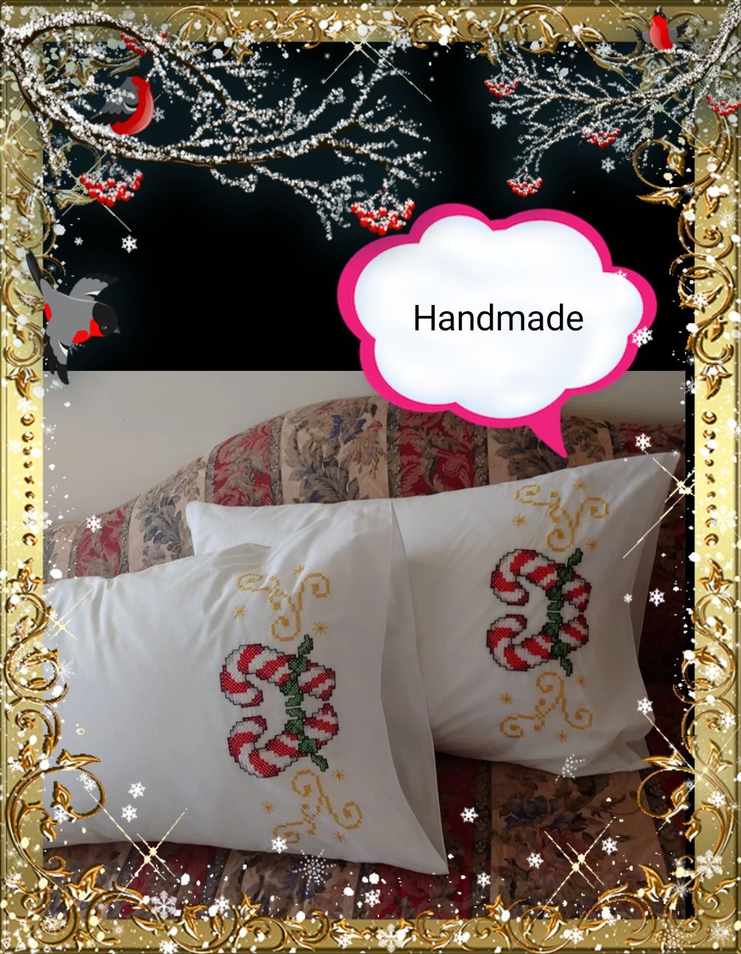 Candy cane Christmas Pillowcases