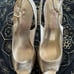 Lilly Pulitzer 9.5 Sandals Gold Tan Resort Chic Peep Toe Wedge Pumps Women’s