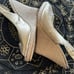 Lilly Pulitzer 9.5 Sandals Gold Tan Resort Chic Peep Toe Wedge Pumps Women’s