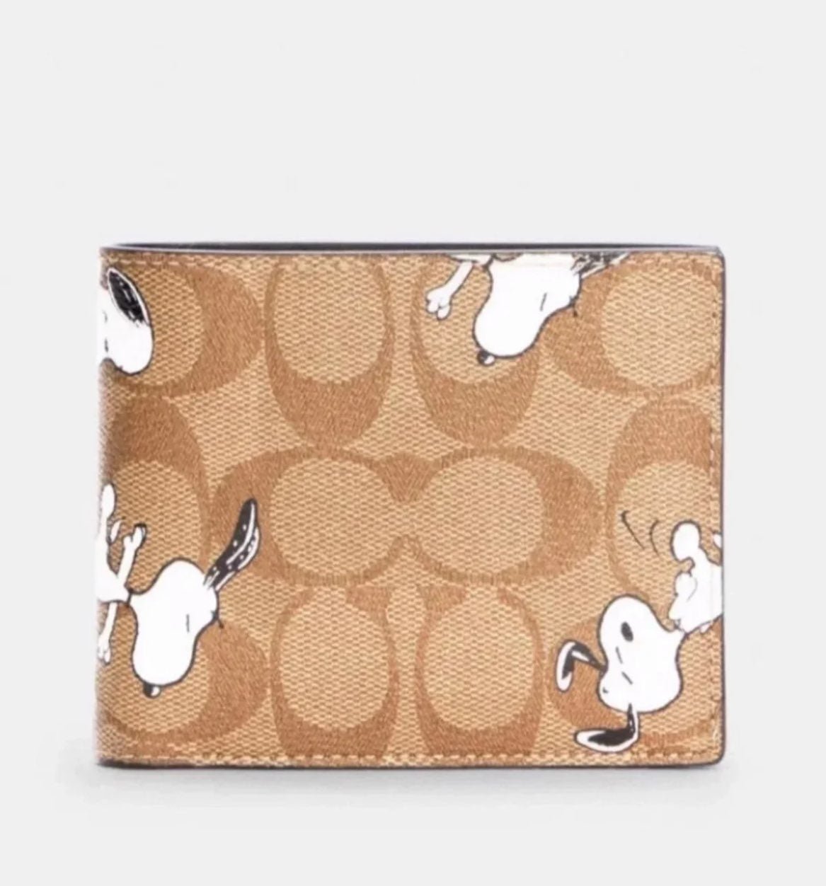 Coach x peanuts 3-In-1 snoopy wallet
