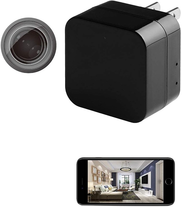 Camera Charger with Remote Viewing,Night Vision Wireless 4k Nanny Camera Video R
