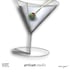 Neat Martini - Metal wall sculpture- cjere