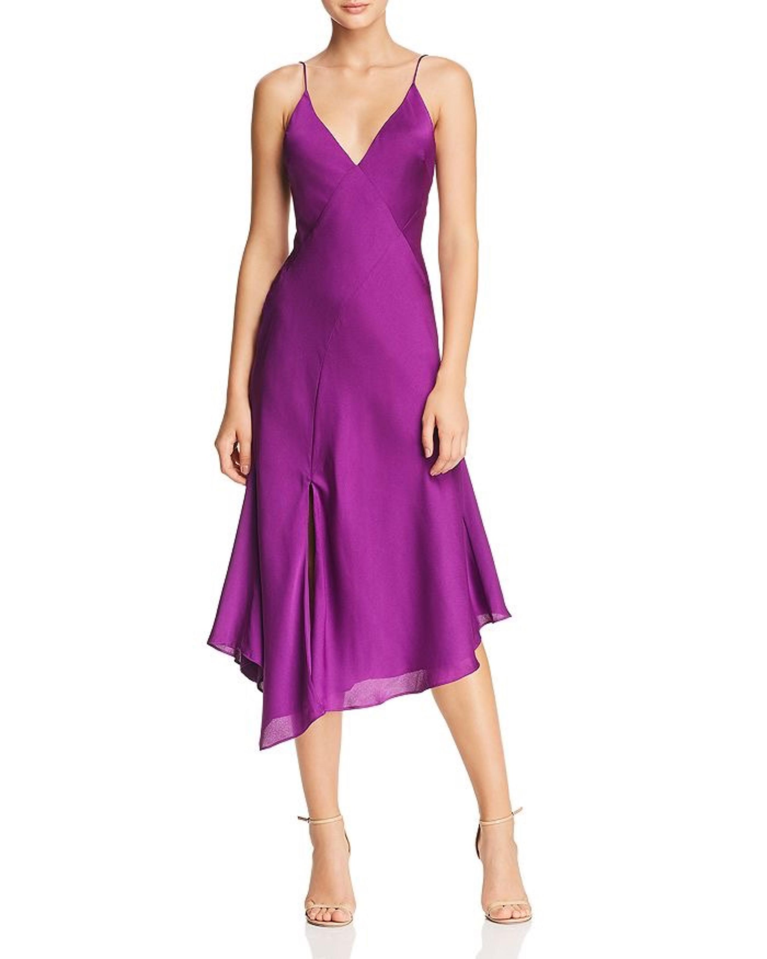 Keepsake the Label Infinity Midi Purple Slip Dress Small