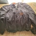 Vintage Harley Davidson racing light bomber jacket