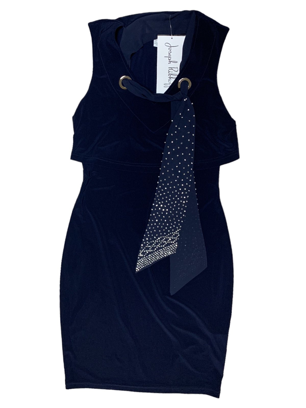 Joseph Ribkoff, Midnight Blue Dress Style 184201, Midi Dress, Size 8, NWT