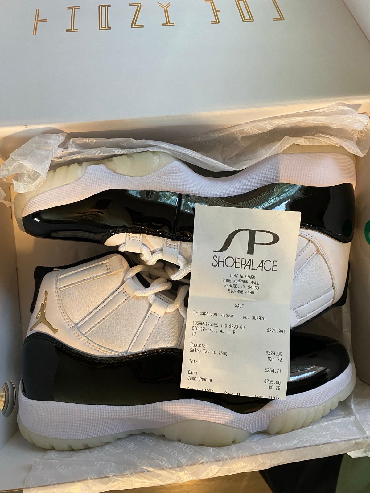 Air Jordan 11 gratitude