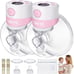Breast Pump,Double Wearable Breast Pump,Electric Hands Free Breast Pumps with 2