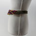 Vintage Macreme Braided Knotted Bohemian Multicolored Belt Small Medium