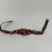 Vintage Macreme Braided Knotted Bohemian Multicolored Belt Small Medium