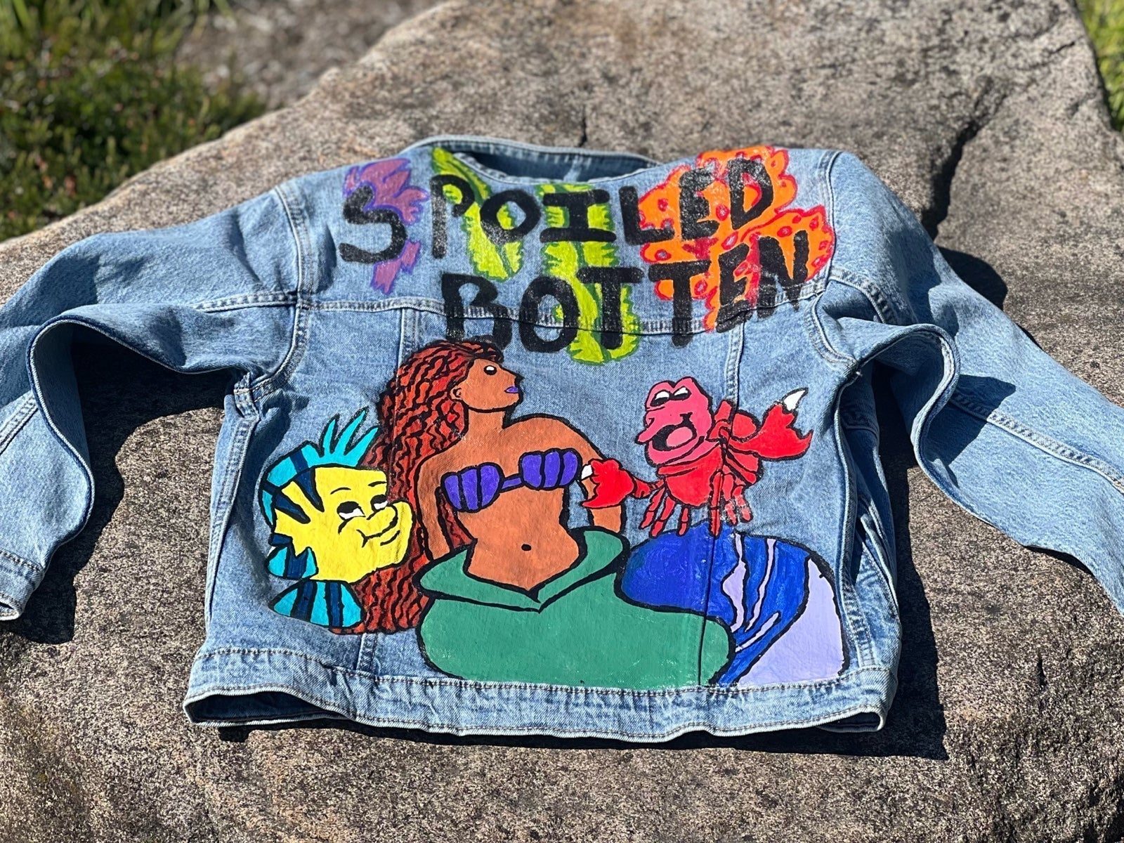 Little Mermaid Denim Jacket