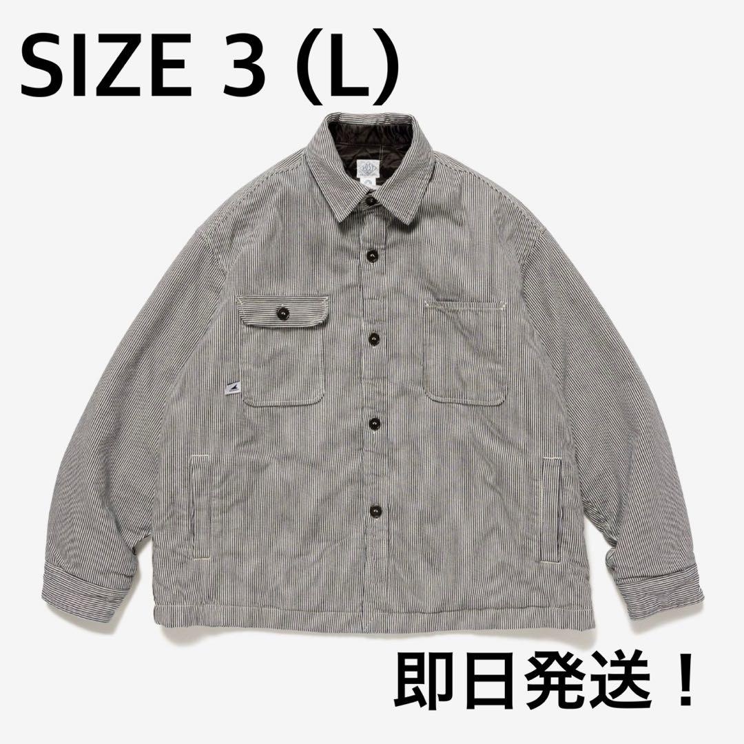 DESCENDANT CRA90 HICKORY STRIPE JACKET L DESCENDANT CRA90 HICKORY STRIPE JACKET L