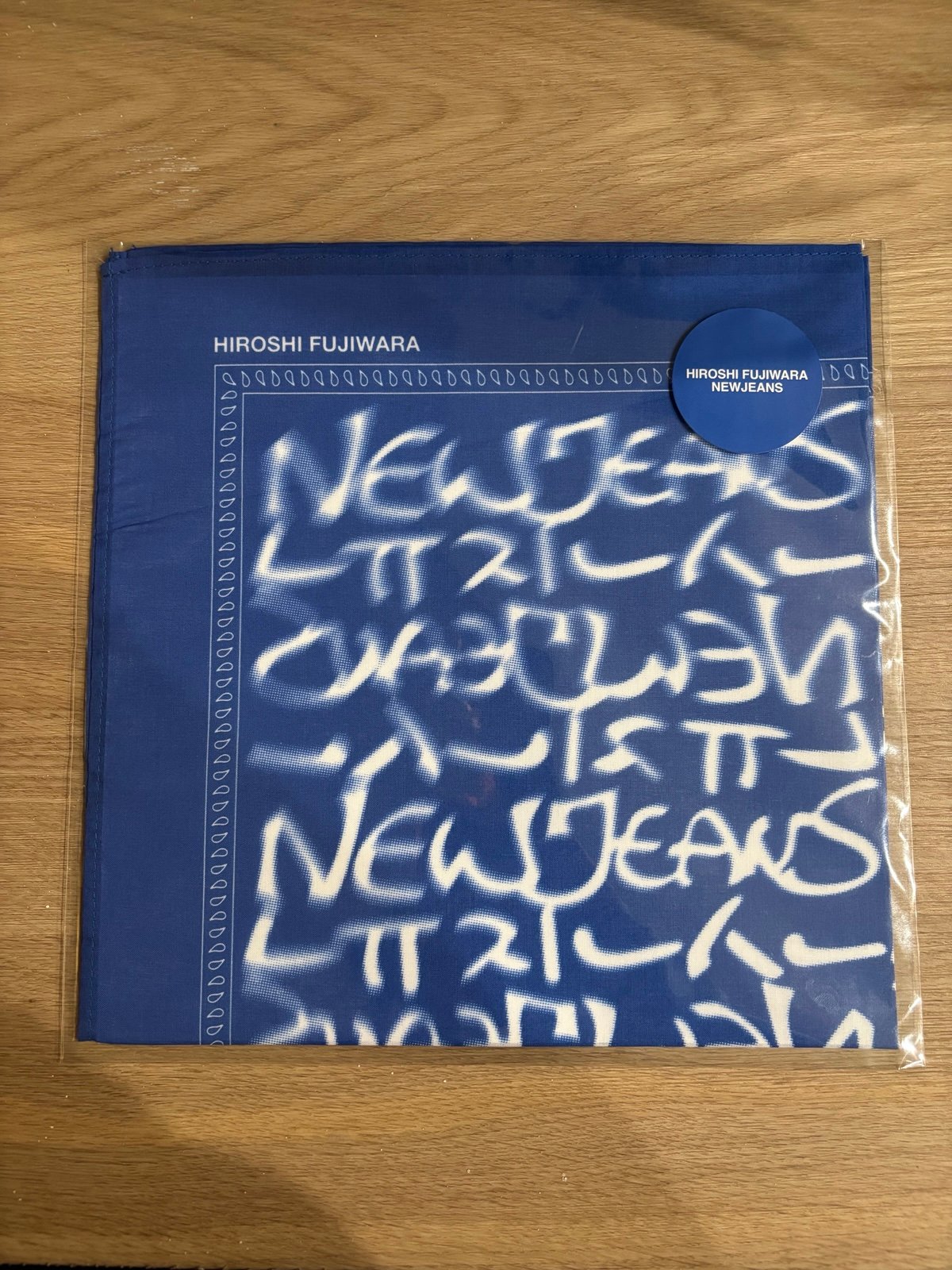 New Jeans x Hiroshi Fujiwara Bandana