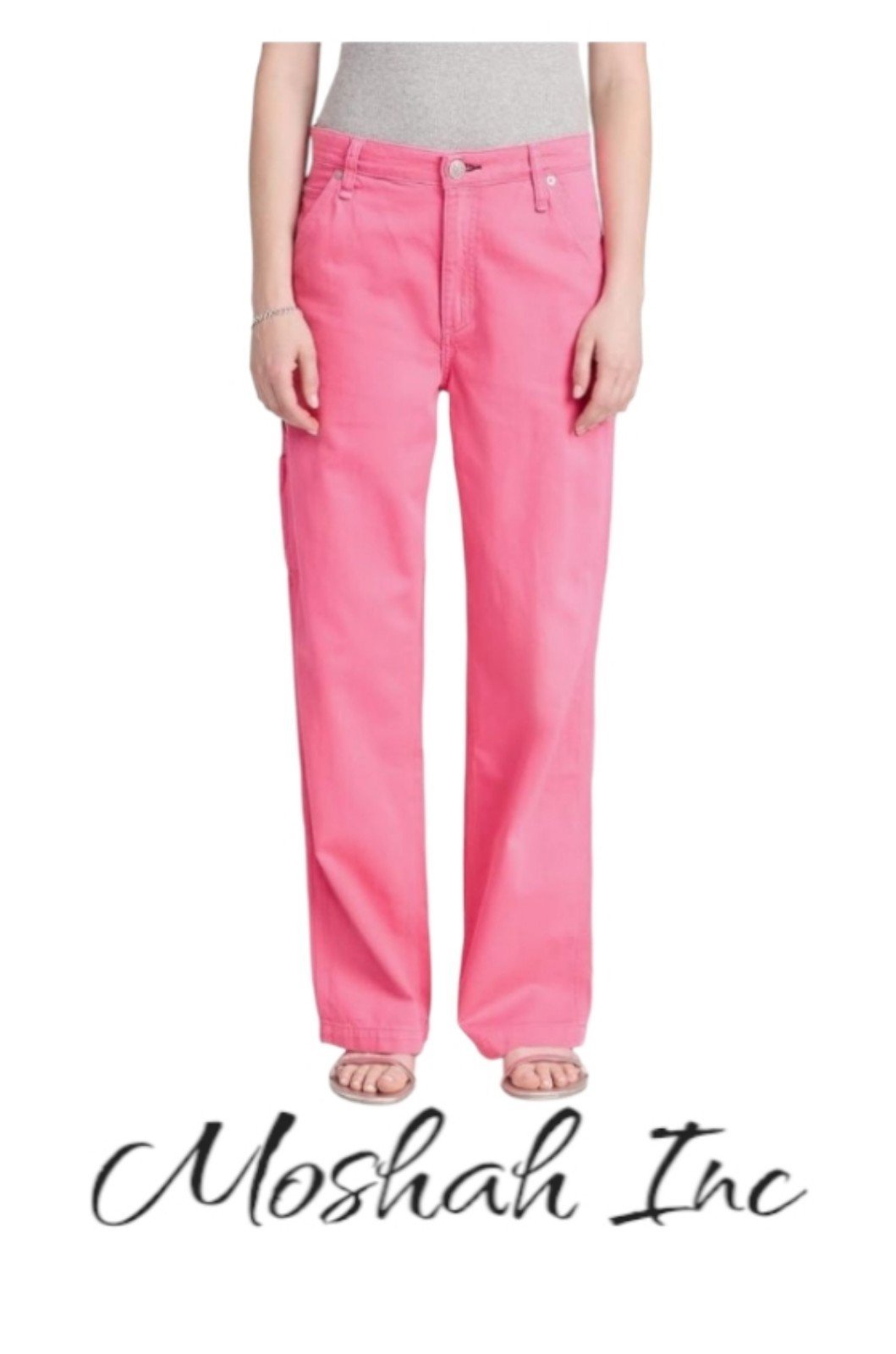 Rag & bone Women's Sid Carpenter, Brtpink, Pink, 29