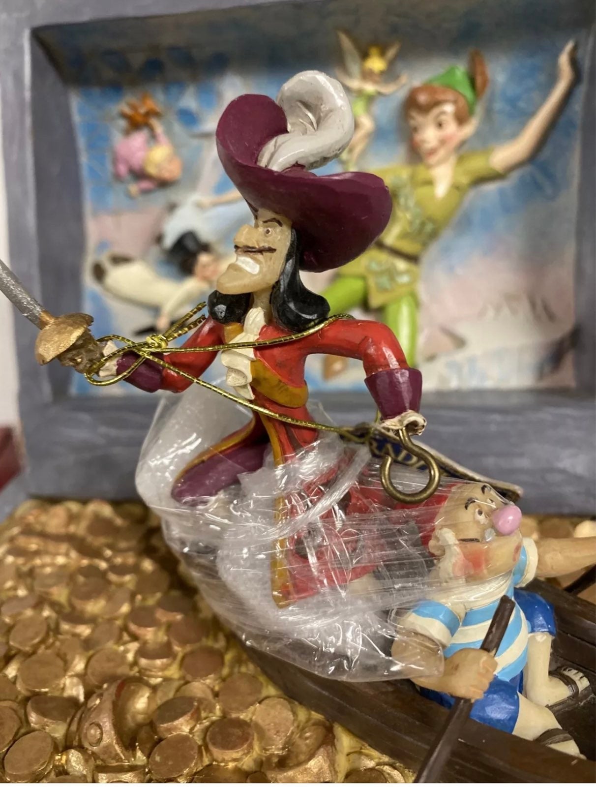Jim Shore Peter Pan Treasure Chest Capta