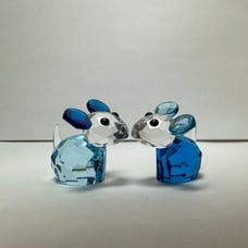 Swarovski crystal mice, Pioneer lovlots- Bobby & Pierre
