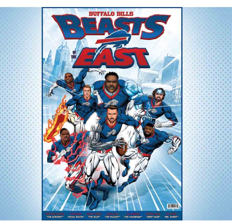 Buffalo Bills Wegmans limited edition poster
