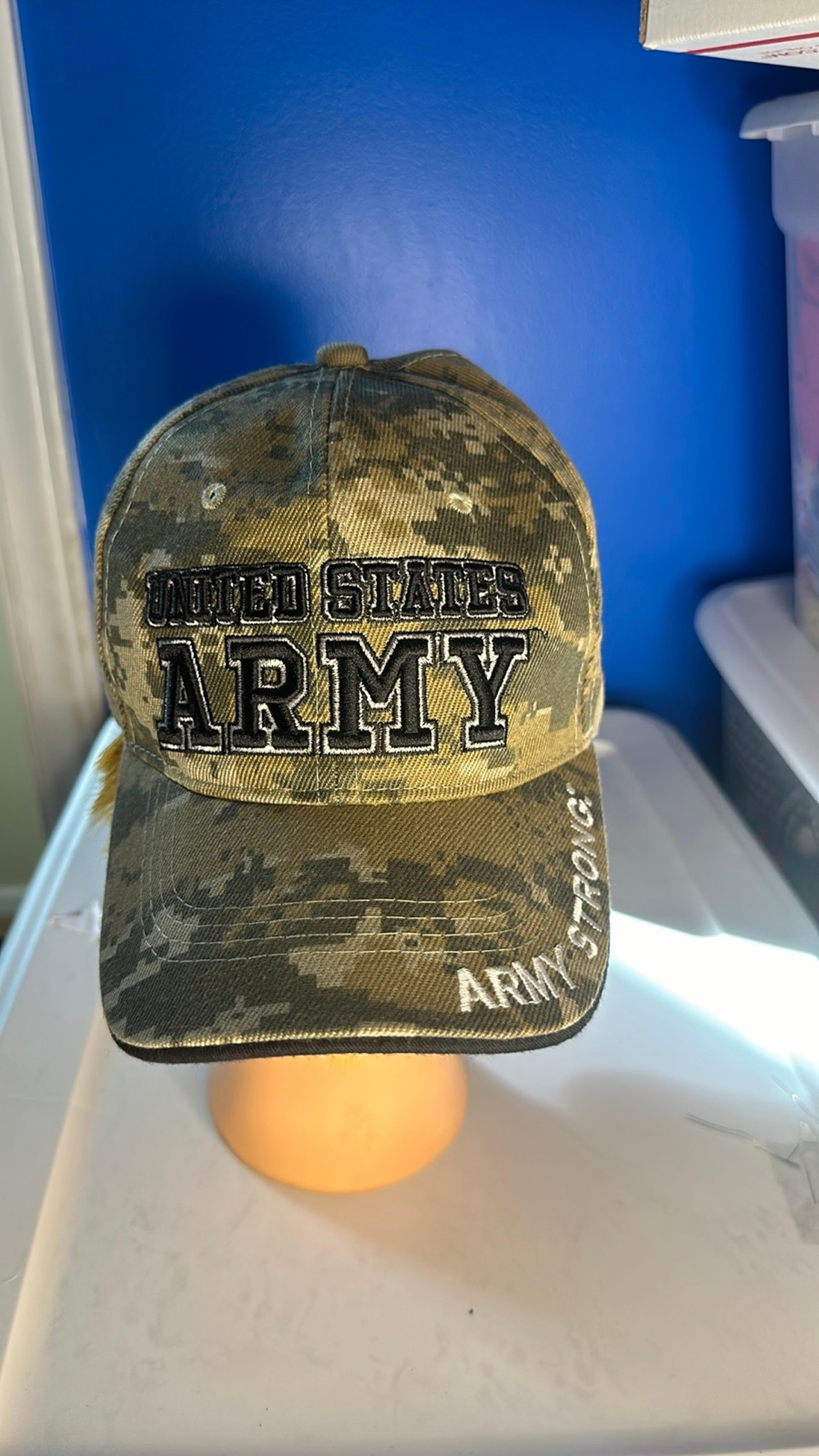 Army Cap Velcro Back