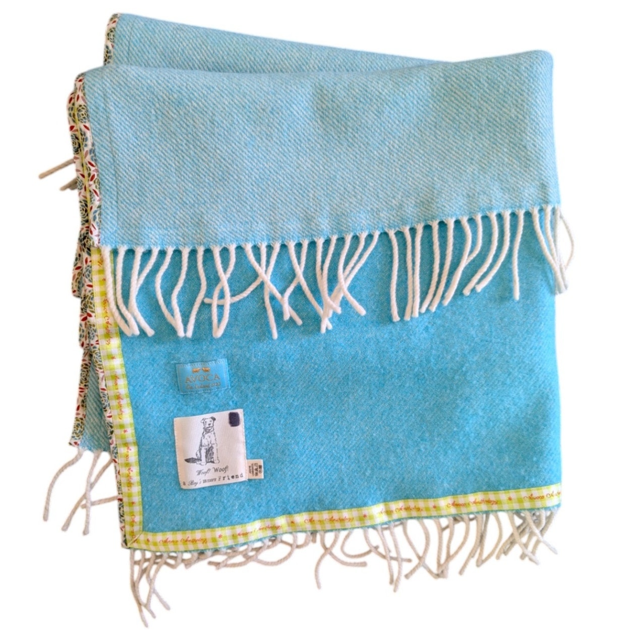 Avoca Ireland Anthology Lambswool Boy's Best Friend Throw Blanket