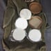 FRENCH ARMY SACM 63 15-HBC-72 GREEN POUCH w/MYSTERIOUS ITEMS SV 648