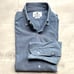 【Excellent Condition】Giannetto Cotton Button-Down Chambray Shirt Made in Italy, Size S