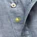 【Excellent Condition】Giannetto Cotton Button-Down Chambray Shirt Made in Italy, Size S