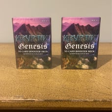 Kryptik TCG Genesis 30 Card Booster Deck x2 - Brand New Sealed