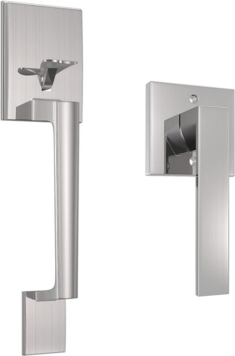 NEW Single Cylinder Exterior Front Door Entry Handle with Door Lever