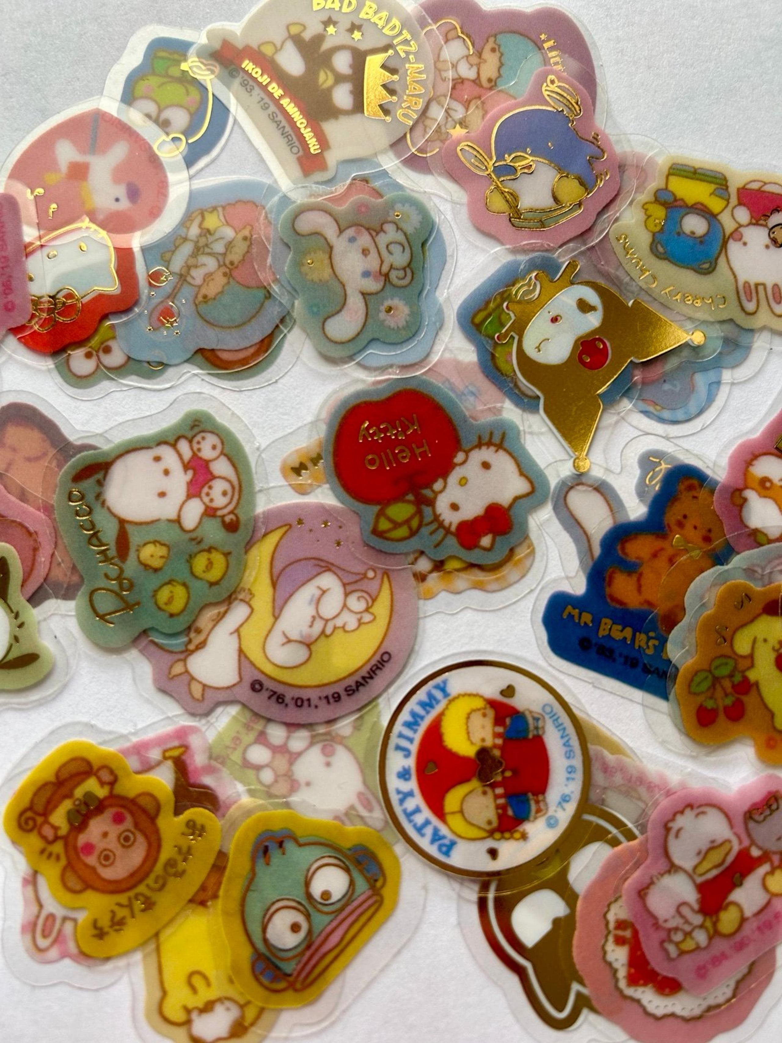 Sanrio Characters Gold Sticker Flakes **FREE SHIPPING**