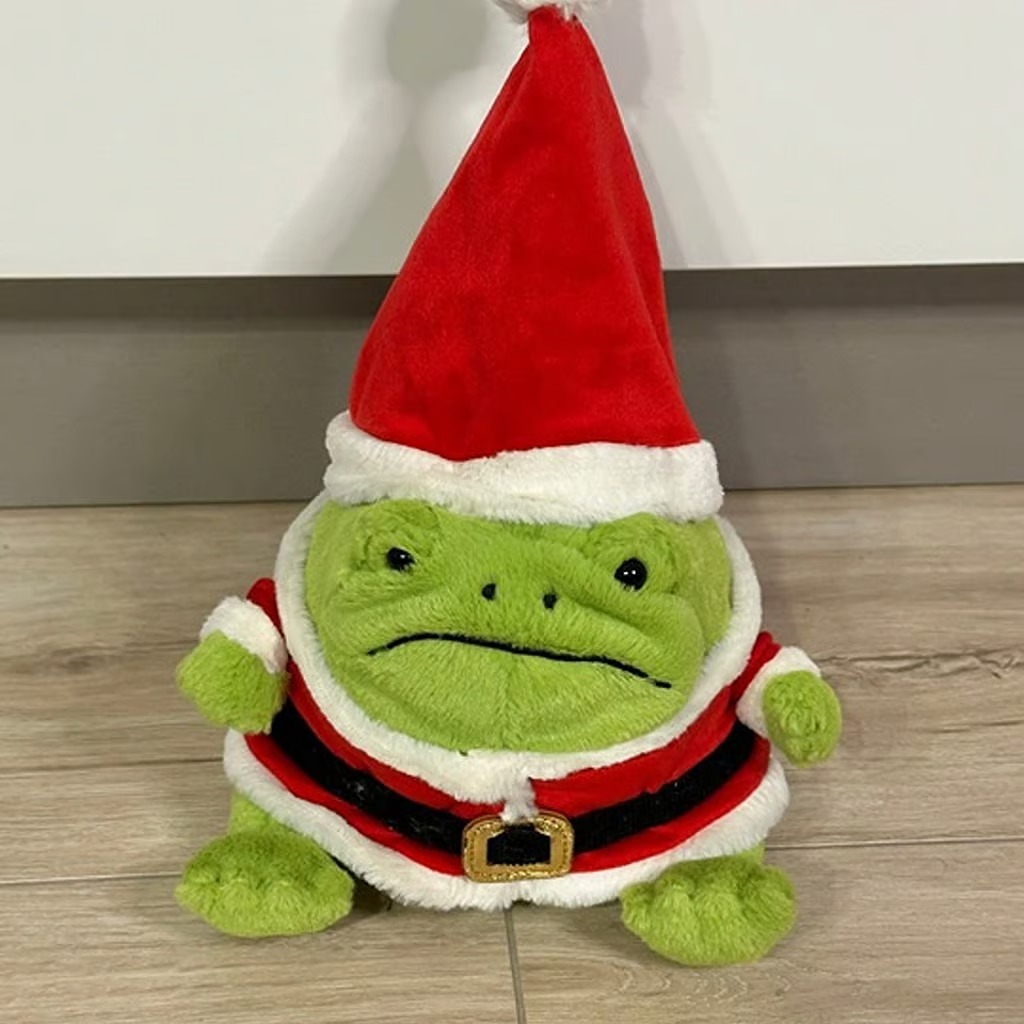 Jellycat Ricky Rain Frog Santa