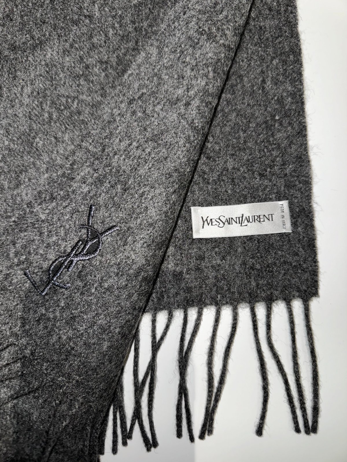 Yves Saint Laurent YSL Wool & Cashmere Scarf