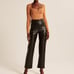 Abercrombie Vegan Leather Ankle Pants