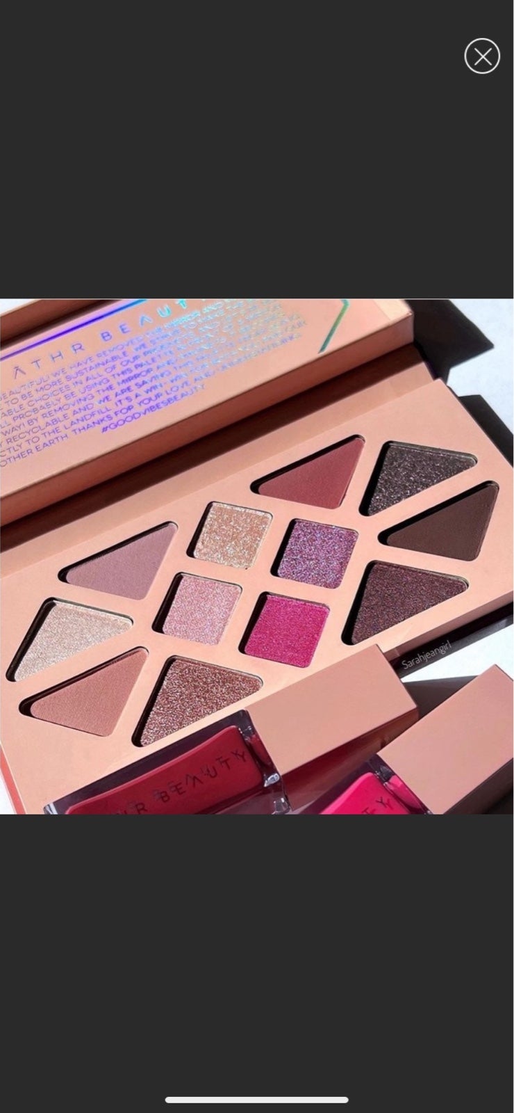 Athr Beauty Manifest Crystals Eyeshadow Palette BNIB