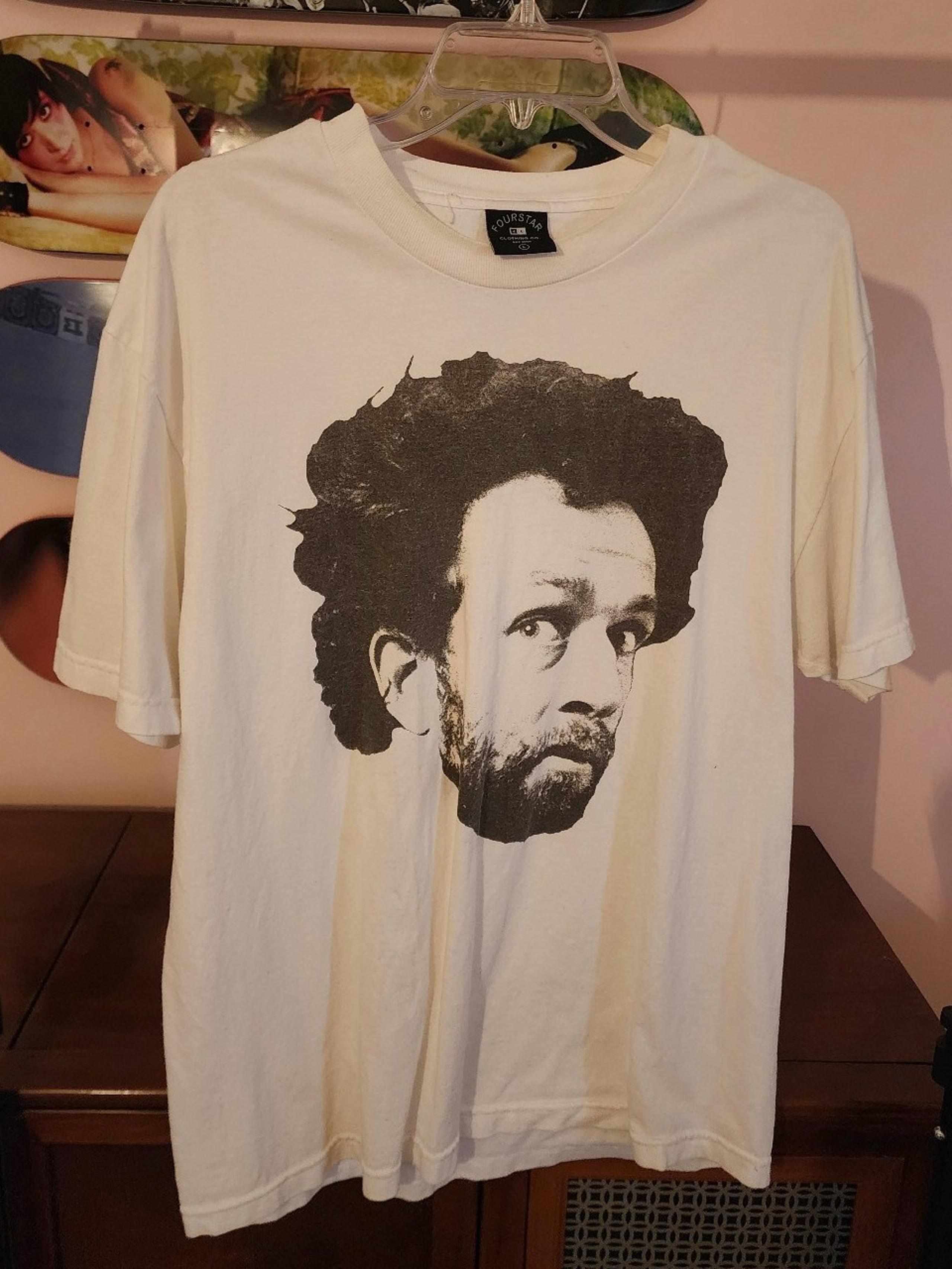 Vtg Men's Y2K Fourstar Clothing Co Mark Gonzales  T-shirt Size Large White