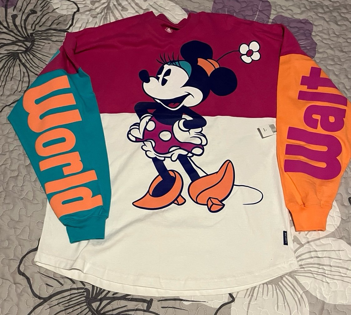 Disney Minnie Retro Neon Disney World Spirit Jersey